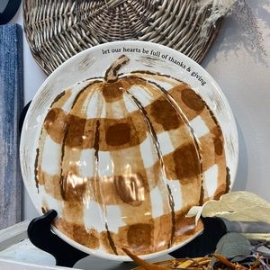 Mud Pie Thanksgiving Platter